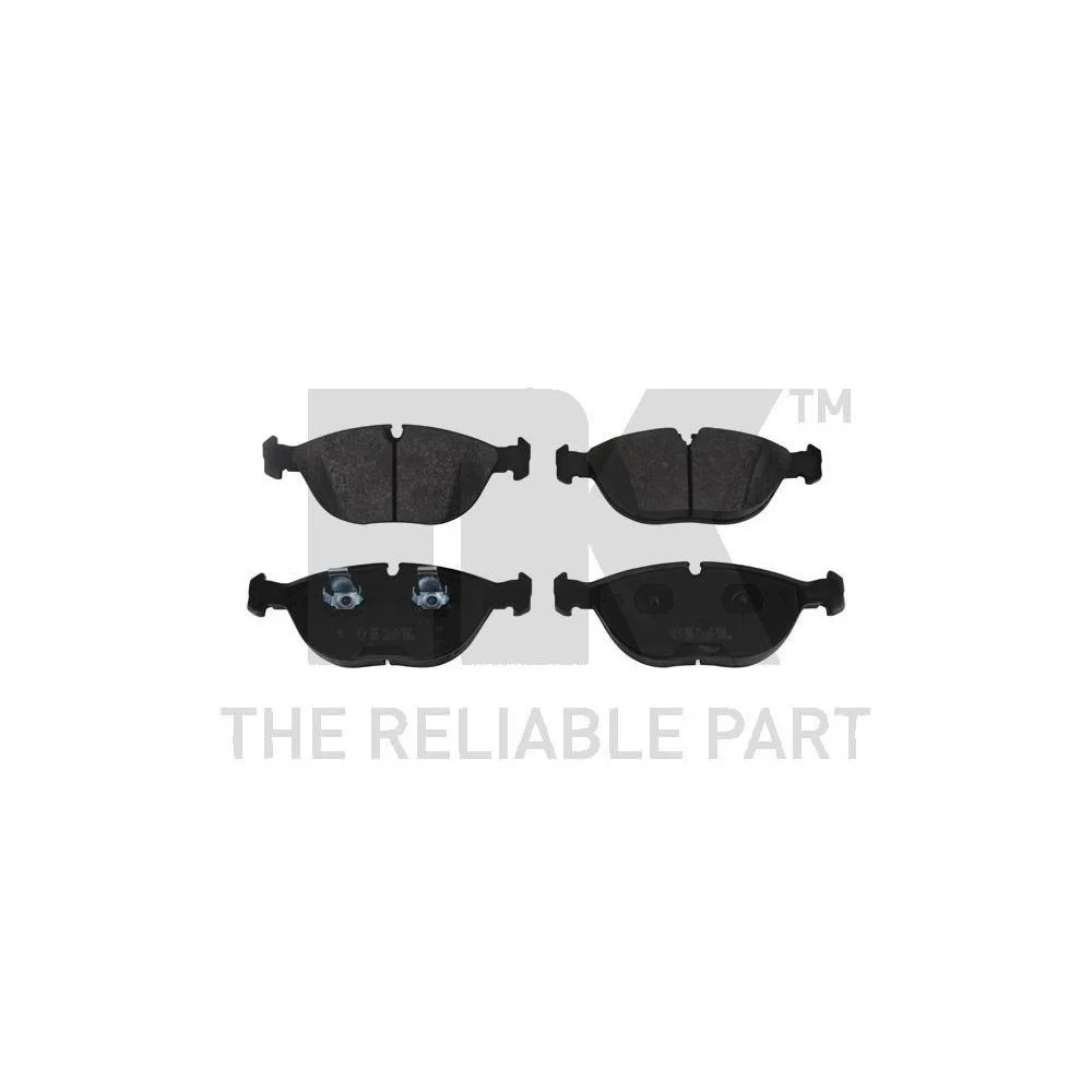 Комплект гальмівних колодок, дискове гальмо NK 221521 для AUDI BMW CHRYSLER MERCEDES-BENZ VW, фото №1