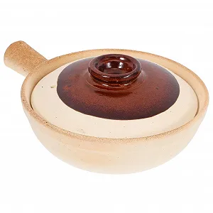 Кастрюля керамическая PRETYZOOM китайская с крышкой компактная - Фото 1