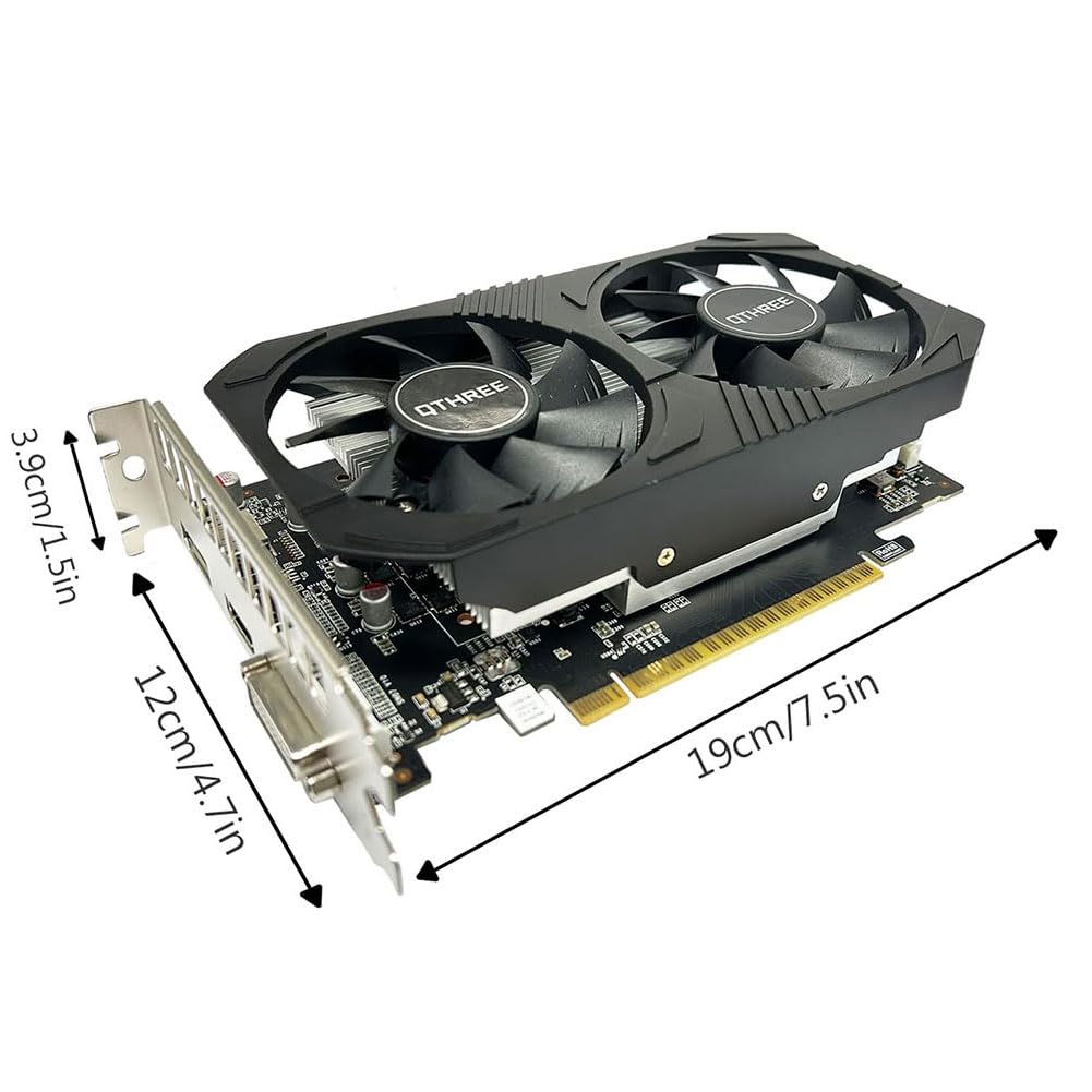 Відеокарта QTHREE GTX 1050 Ti 4GB 128-біт GDDR5 DisplayPort HDMI DVI, фото №7