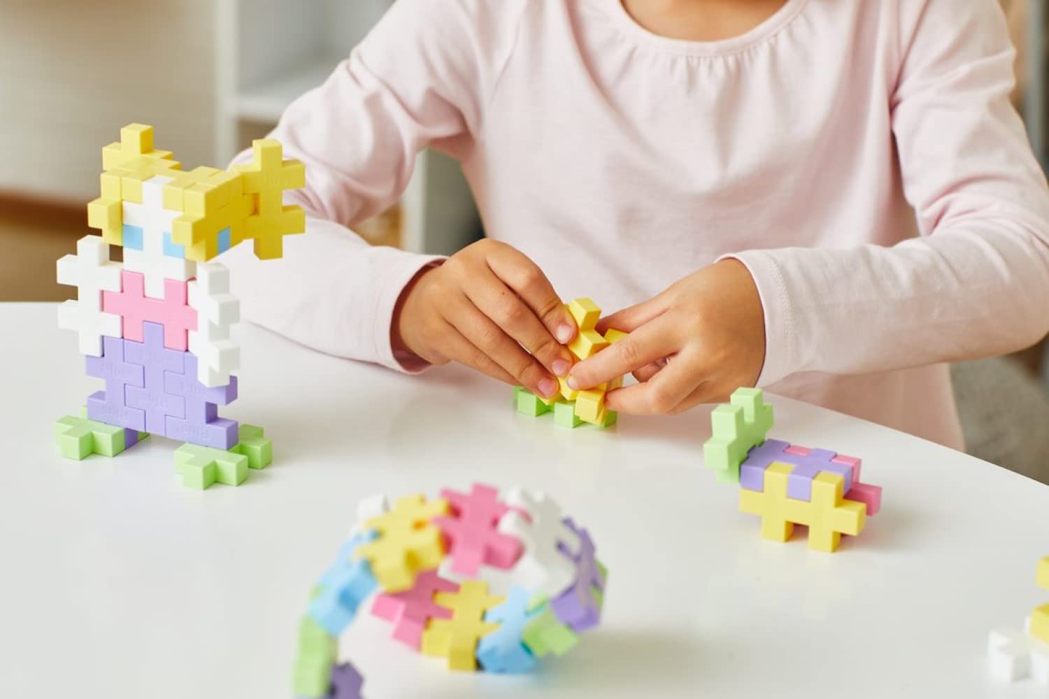 Конструктор Plus-Plus Big Box Pastel 70 деталей, фото №6