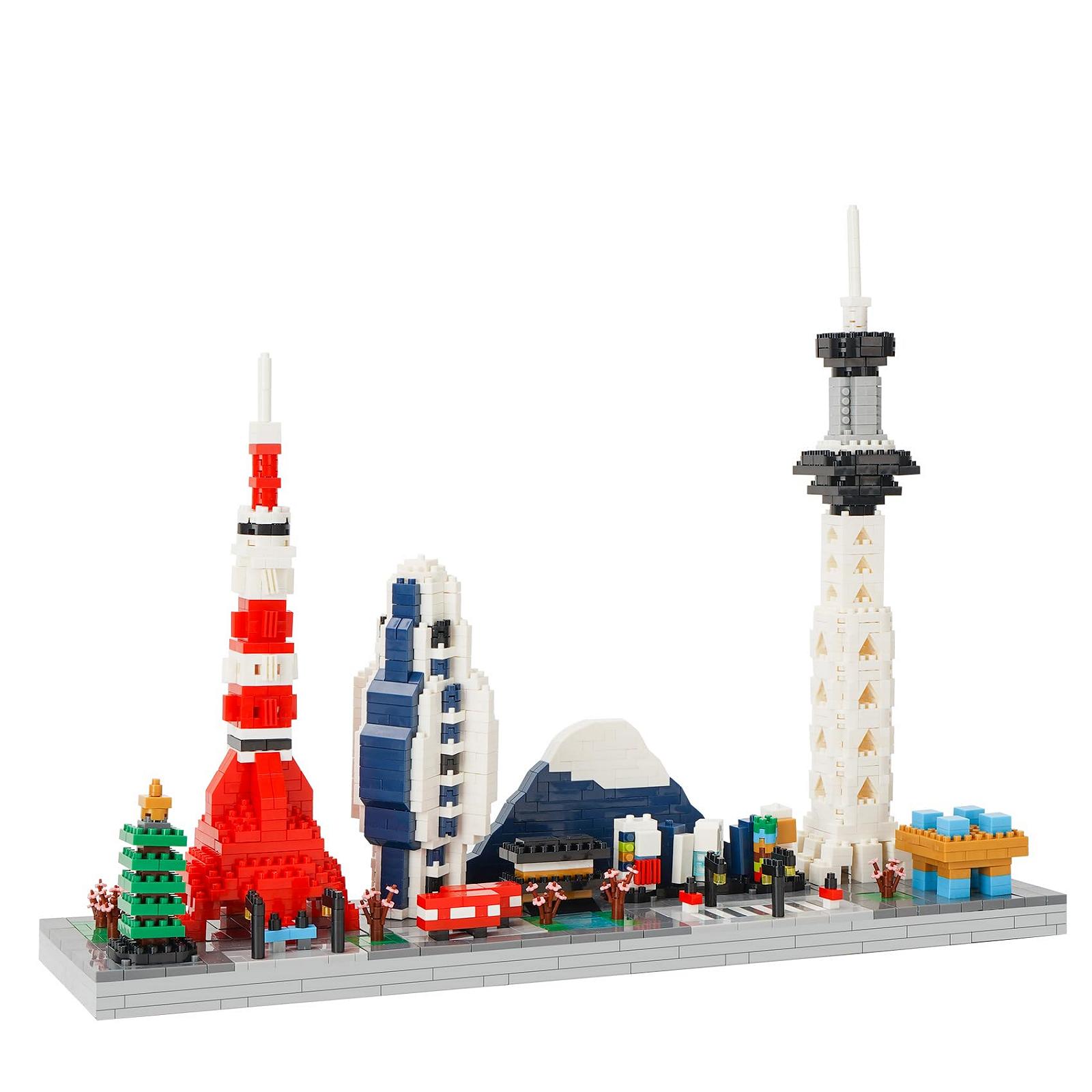Набір блоків LULUFUN Tokyo Skylines Architecture 1880 деталей, фото №1