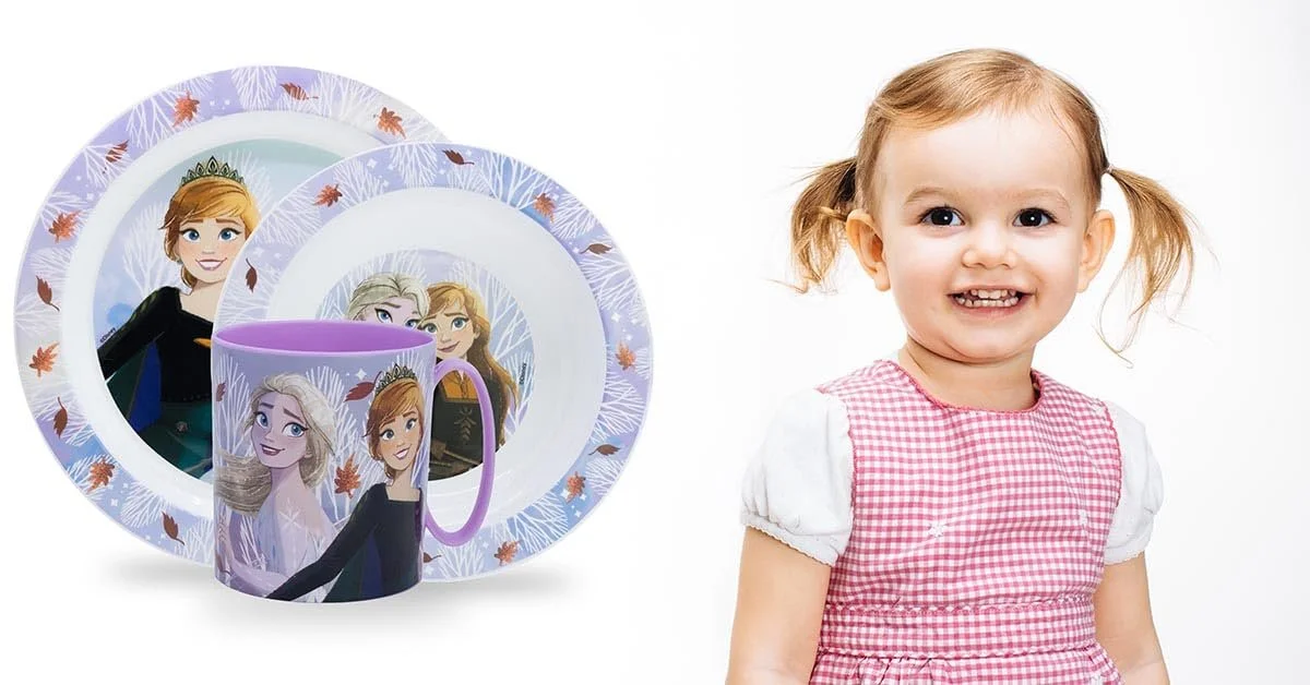 Набор детской многоразовой посуды Sorrisini, Frozen, фото №8 Набор детской многоразовой посуды Sorrisini, Frozen, фото №8