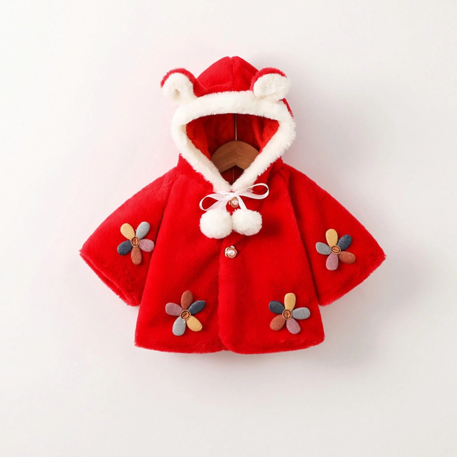 Куртка для малышей Девочка Флисовая кофта на День Святого Валентина с Teddyjacke Детская детская куртка Рождественский подарок Осенняя куртка, фото №2