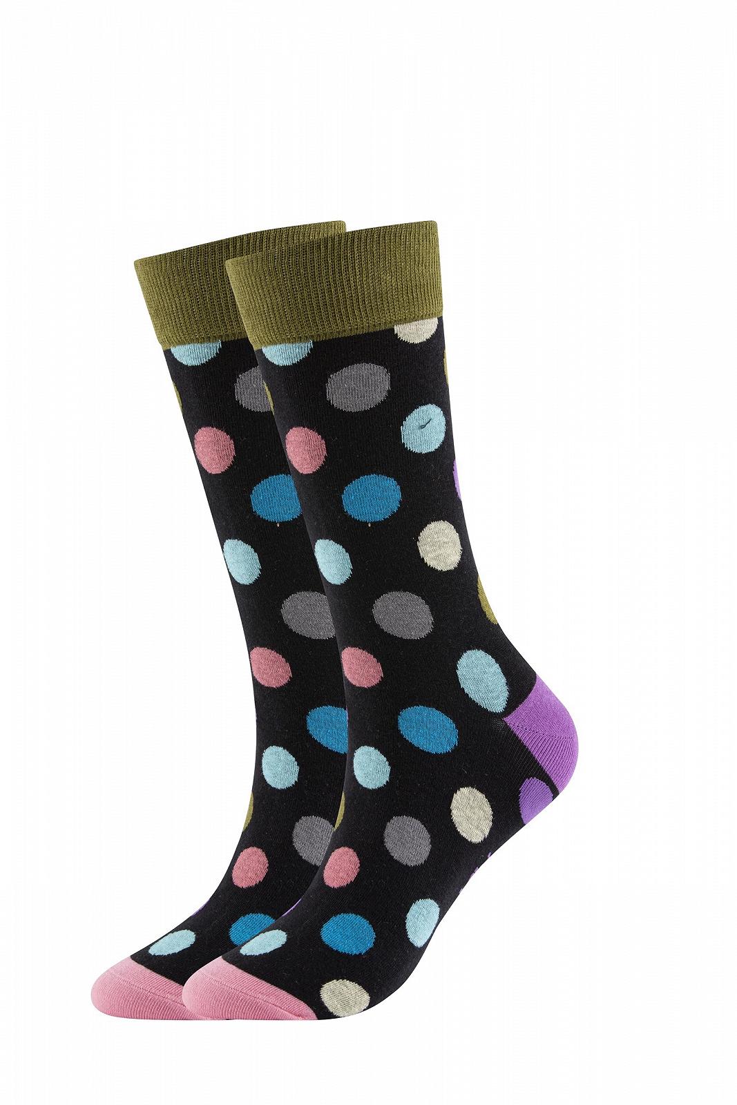 Носки Gi&Gi Christmas с абстрактным мотивом для женщин, 12 пар, черный, желтый, красный, фото №6