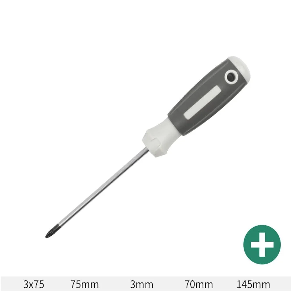 Набір викруток магнітних Phillips та шліцьових з ергономічною ручкою, фото №6