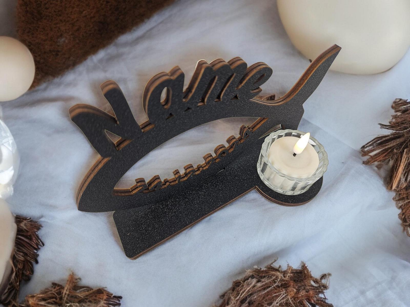 Підсвічник Waluna® Wooden Tea Light Holder Fish 12 кольорів, фото №6