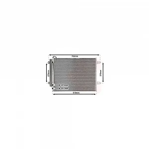 Конденсатор кондиціонера VAN WEZEL 58005323 для VW - Фото 1