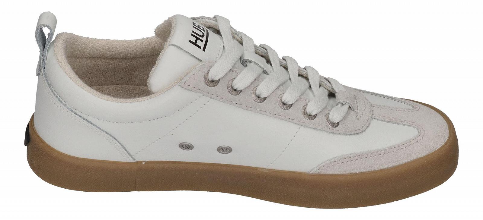 Кросівки HUB Footwear Miami Чоловічі Білий Чорний Gum, фото №4