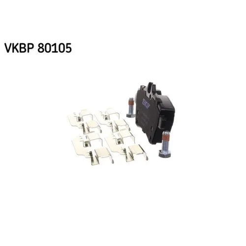 Комплект гальмівних колодок, дискове гальмо SKF VKBP 80105 для Mercedes-Benz, передня вісь, фото №2