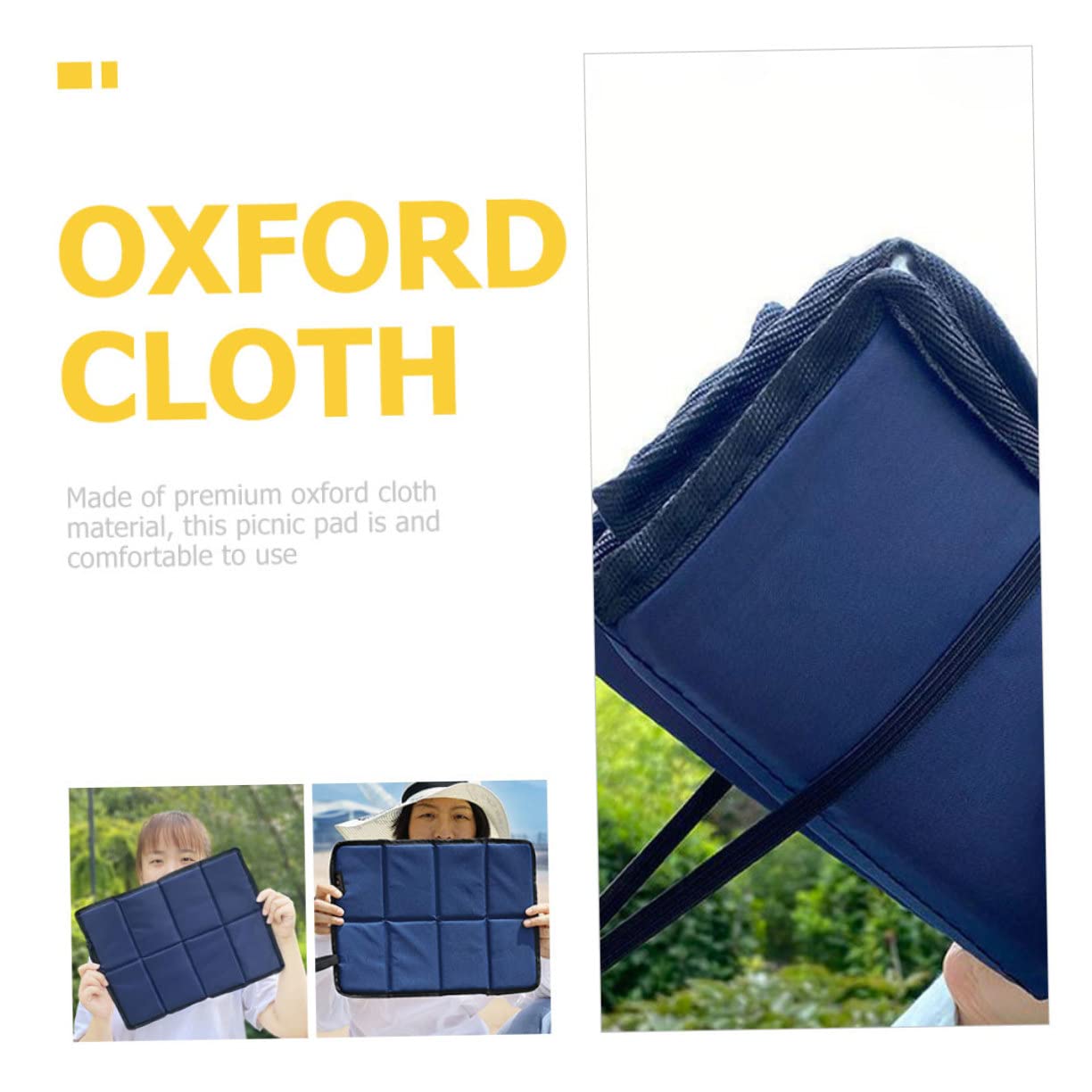 Коврик Toddmomy Folding Cushion Пена Camping Mat Мягкий Сиденье Коврик Подушка для пикника Сиденье Матрас Кемпинг Сиденье Подушка Oxford Fabric Складной Коврик для ползания Ребенок Набор из 6, фото №6