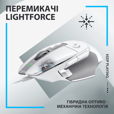 Мышка Logitech G502 X USB White (910-006146), фото №2