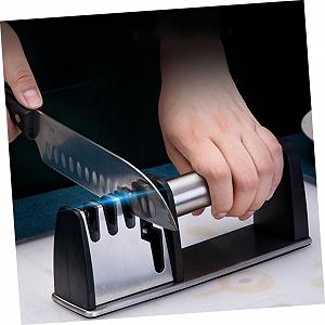 Точилка для ножей ручная эргономичная с круглой ручкой synthetic.ua - Фото 1