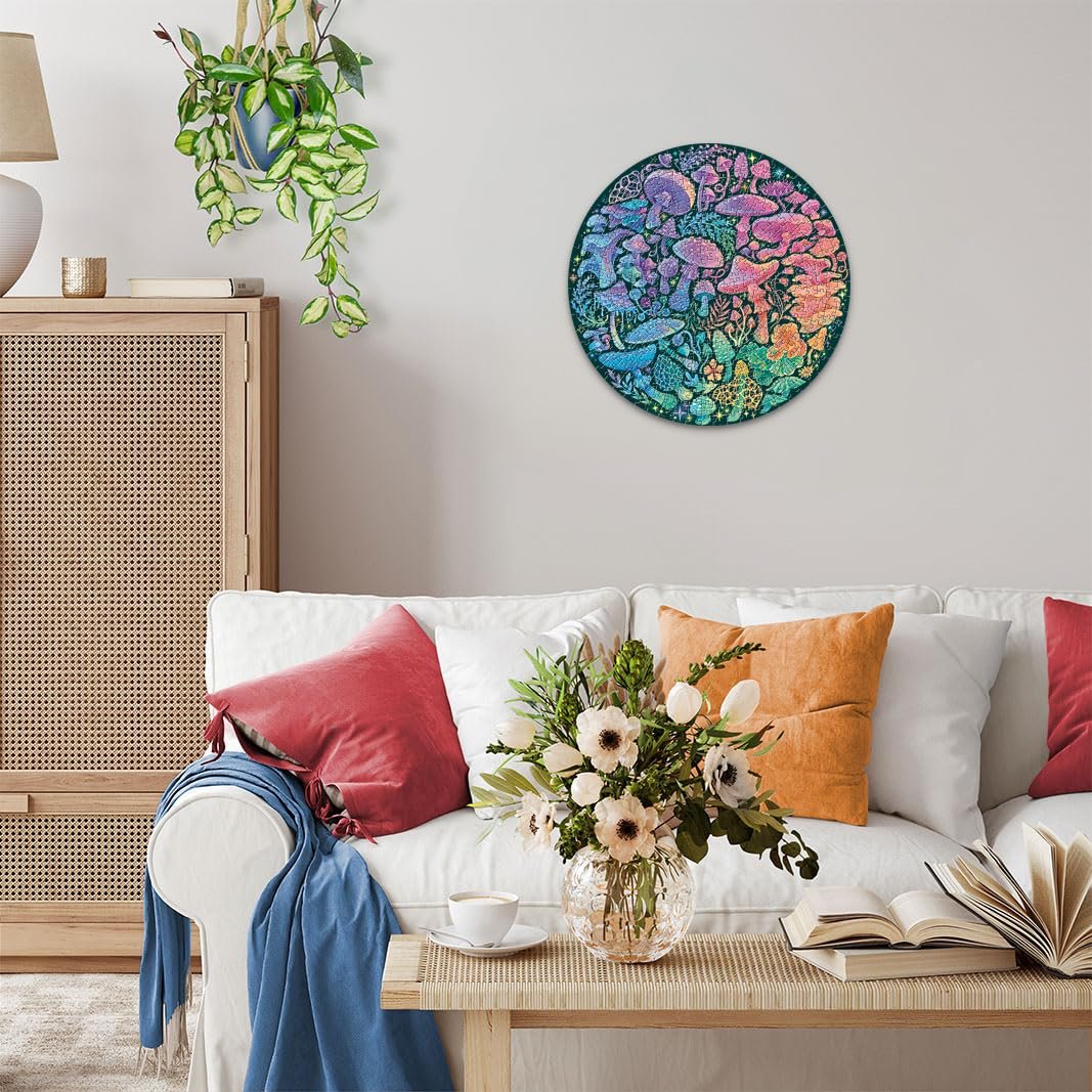 Пазл Ravensburger Circle of Colours Mushrooms 12000822 500 елементів Круглий, фото №5