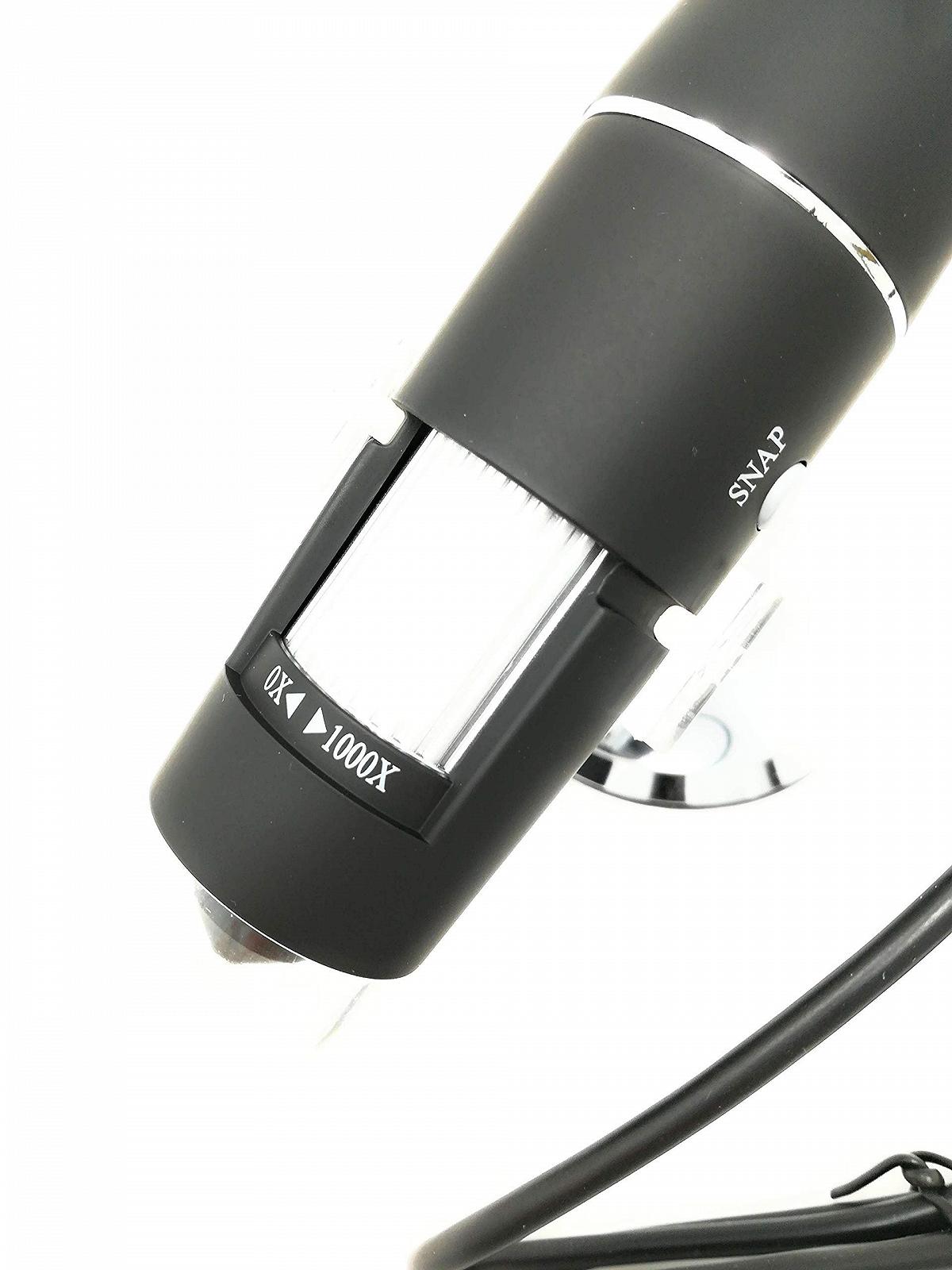 Портативний цифровий мікроскоп 1000x ендоскоп з USB кабелем 8 LEDs для ПК, фото №6
