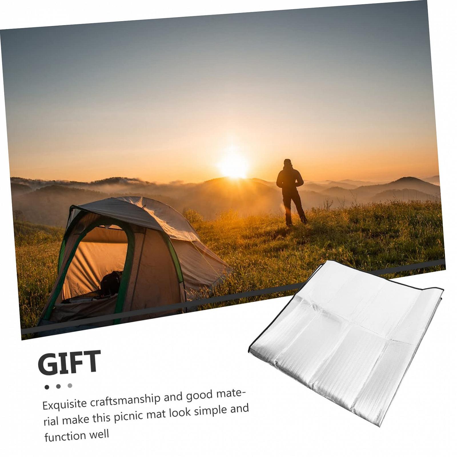 Килимок Garneck Outdoor Foil Mat Спортивна подушка Пікніковий Сріблястий Водонепроникний, фото №3