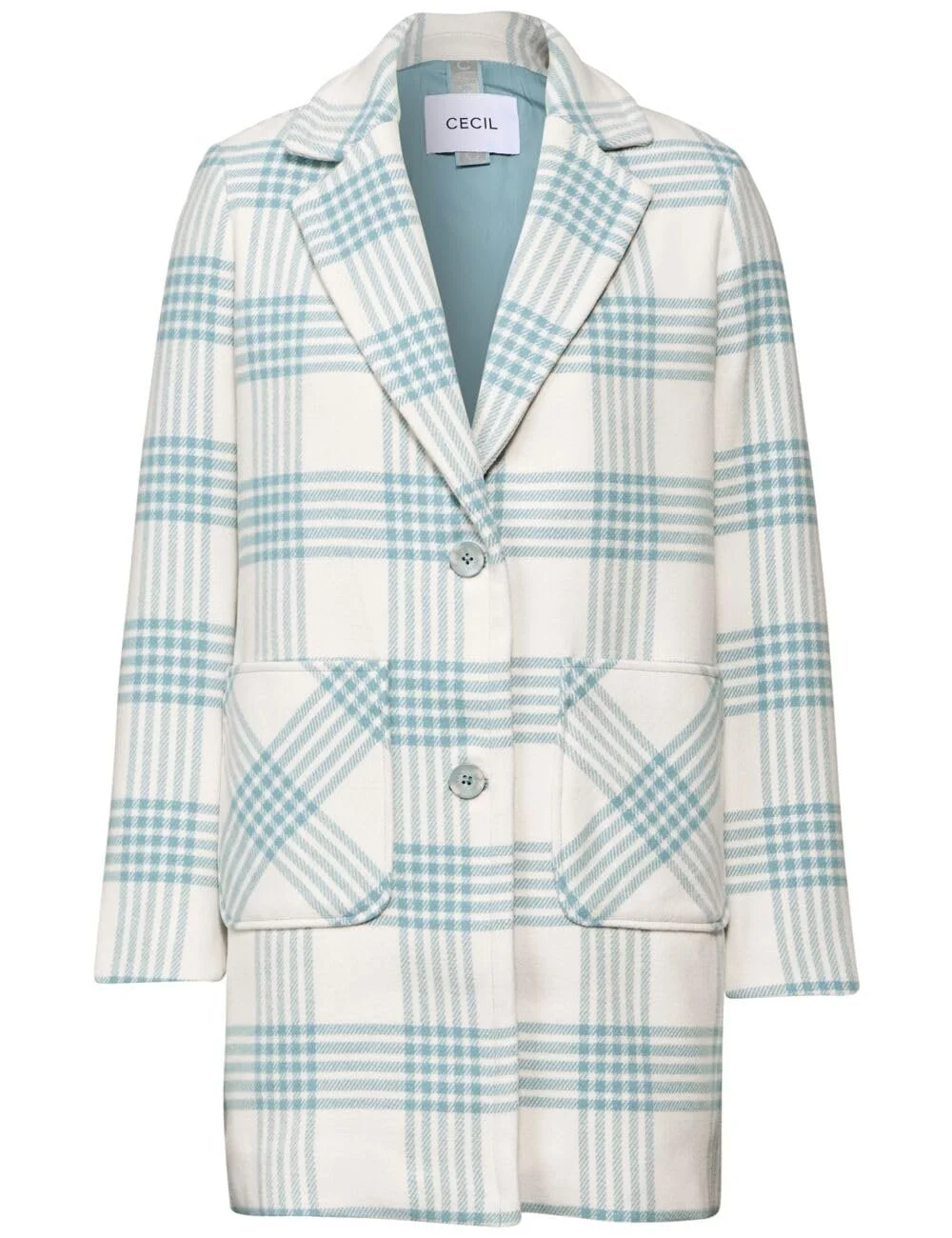 Пальто в клітинку Cecil Жіноче, фото №3 Пальто в клітинку Cecil Жіноче, фото №3