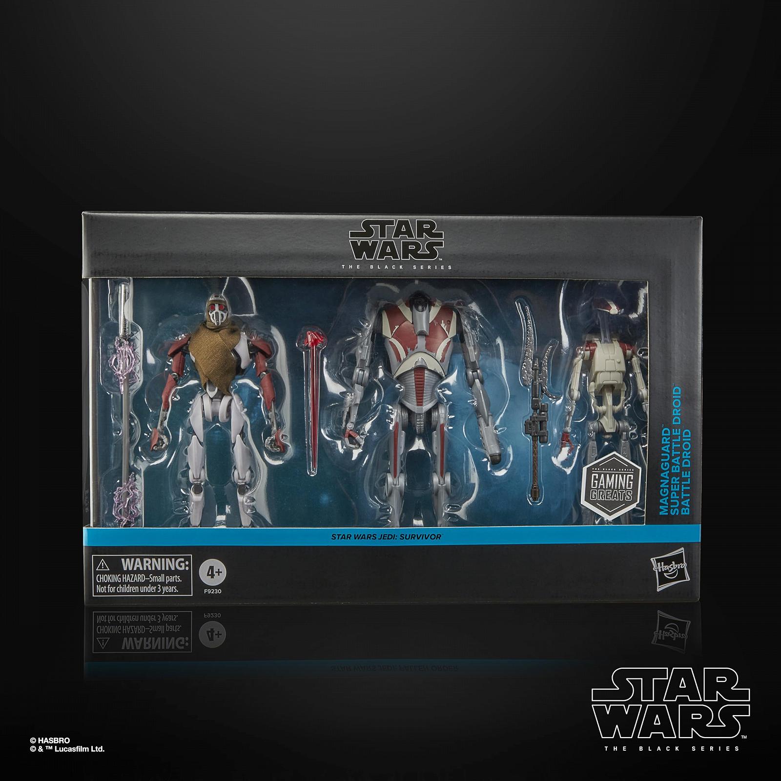Фигурки Star Wars The Black Series Магна-Страж, Супер Боевой Дроид, Боевой Дроид Джедаи: Выживший, набор 3 шт., масштаб 15 см, фото №2