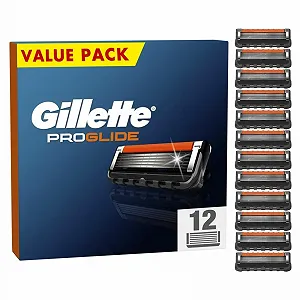 Сменные кассеты для бритья Gillette ProGlide для мужчин 12 шт - Фото 1