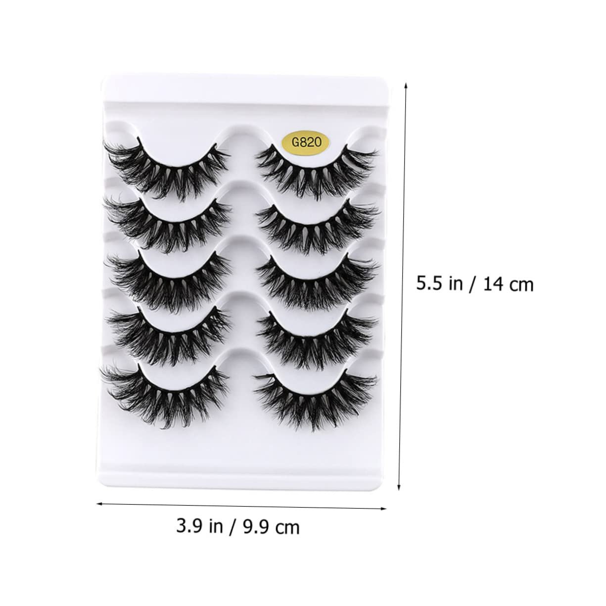 Накладні вії Angoily 25 пар 3D Чорні, фото №5