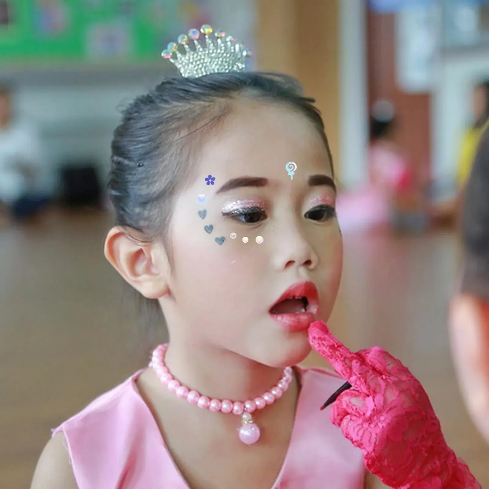 Наклейки для лица Ipetboom, 3 коробки, самоклеящиеся, в форме бабочек и русалок, для макияжа, наклейки на лицо, глаза, ногти, стразы, татуировки, фото №7