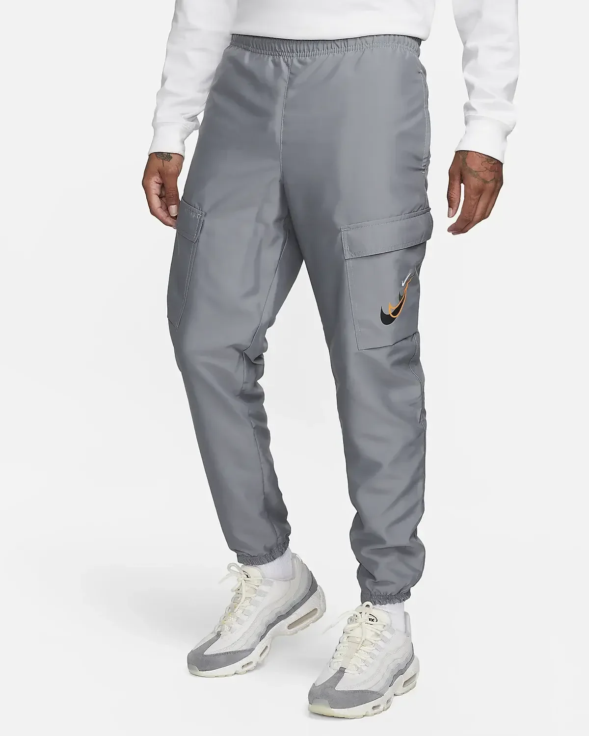 Штаны Nike Wolven Cargo Серые L, фото №1
