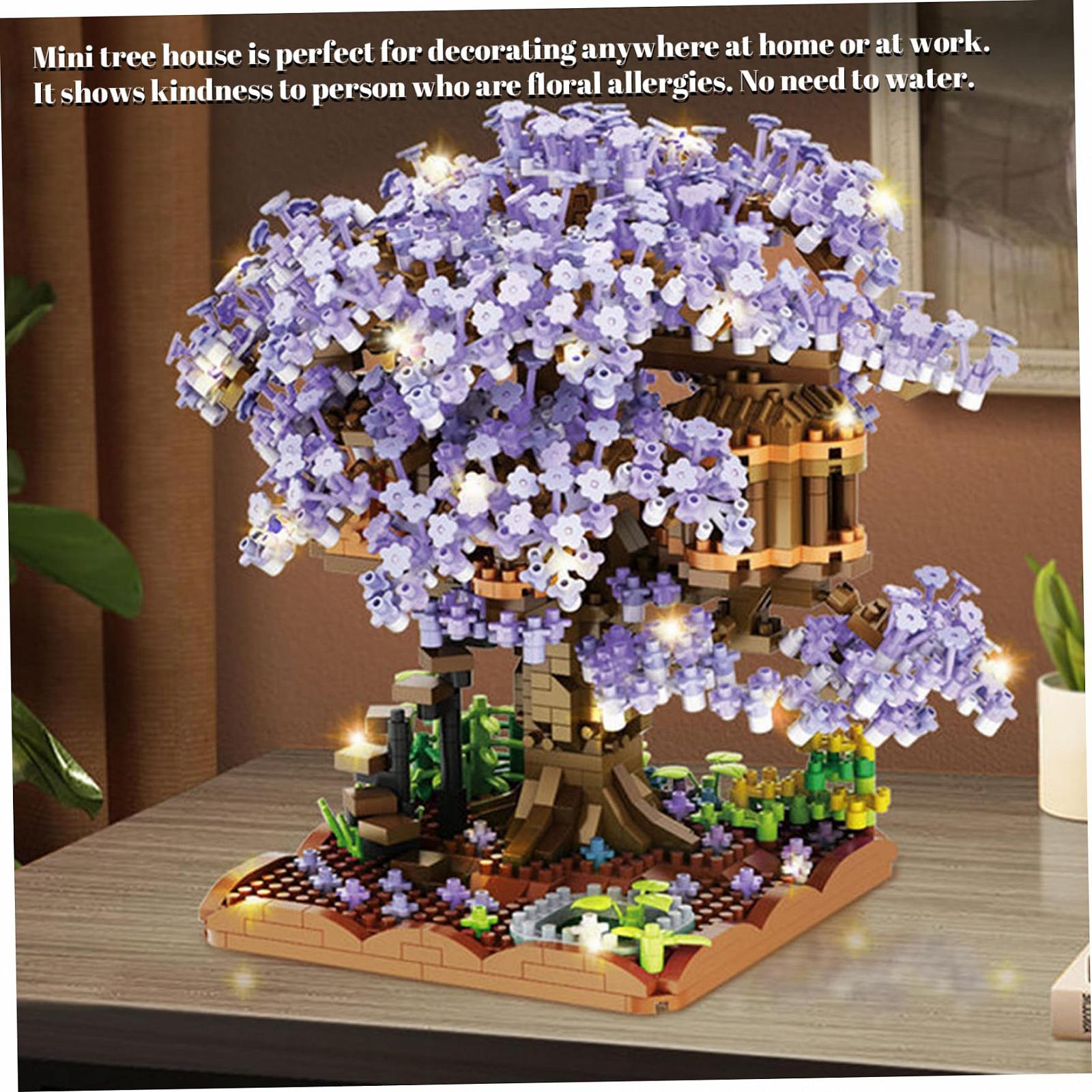 Конструктор Cherry Blossom Tree House Фиолетовый, фото №3