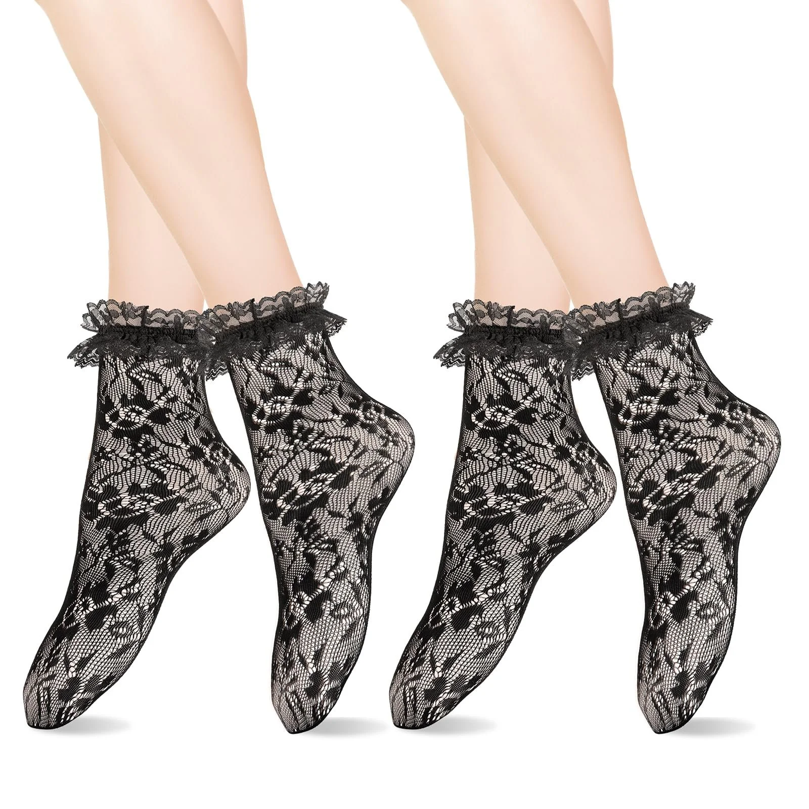 Носки Кружевные (2 пары), фото №1