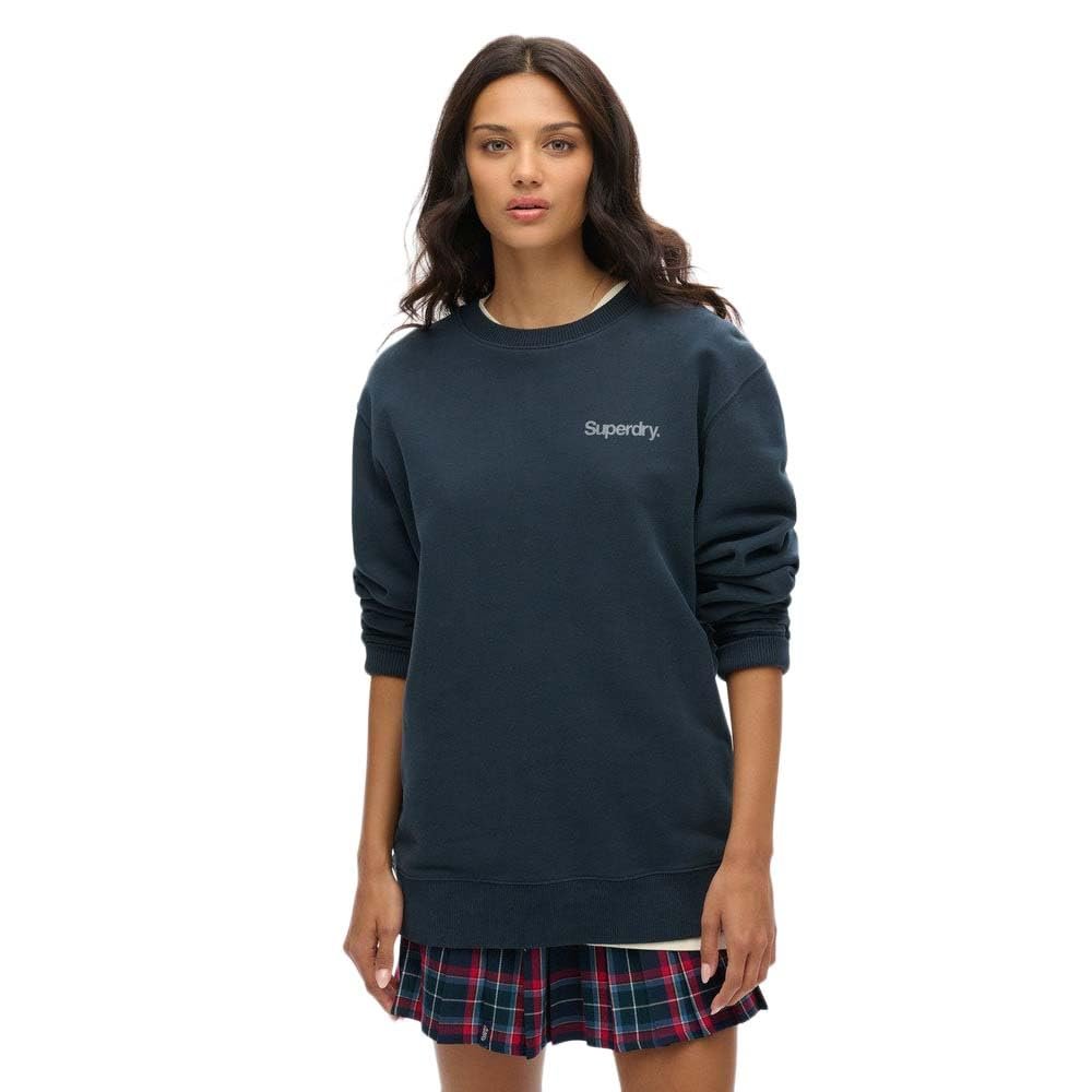 Женский Свитшот Superdry Oversized Core Logo City с круглым вырезом, фото №1