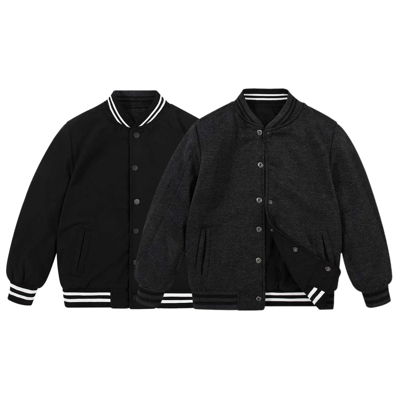 Двостороння куртка для відпочинку для дітей осінь-зима, фото №3