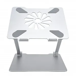 Підставка для ноутбука з алюмінієвого сплаву, регульована по висоті, ергономічна портативна - Фото 1