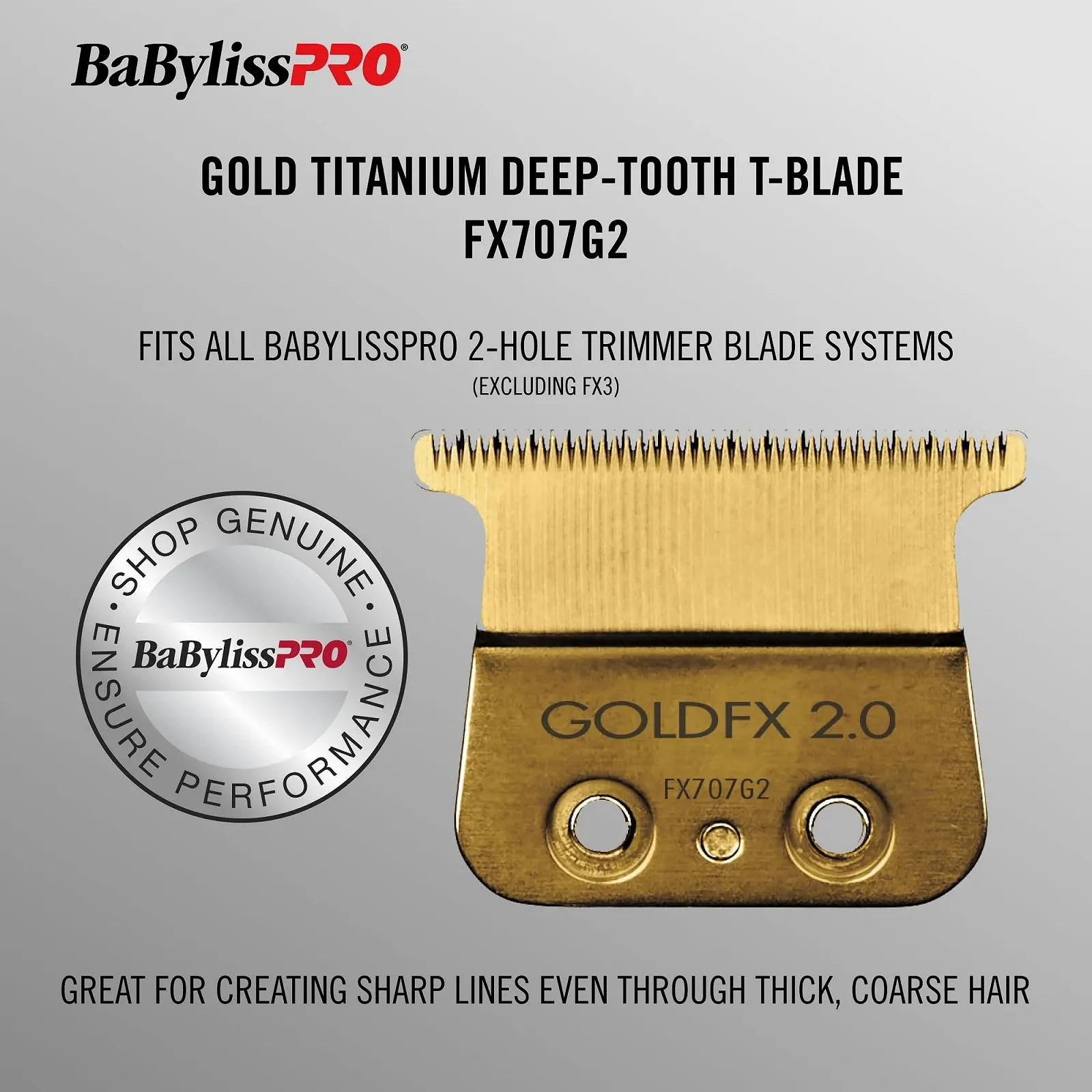 Сменное лезвие для триммера BaBylissPRO Barberology FX707G2 Золотистое, фото №2 Сменное лезвие для триммера BaBylissPRO Barberology FX707G2 Золотистое, фото №2