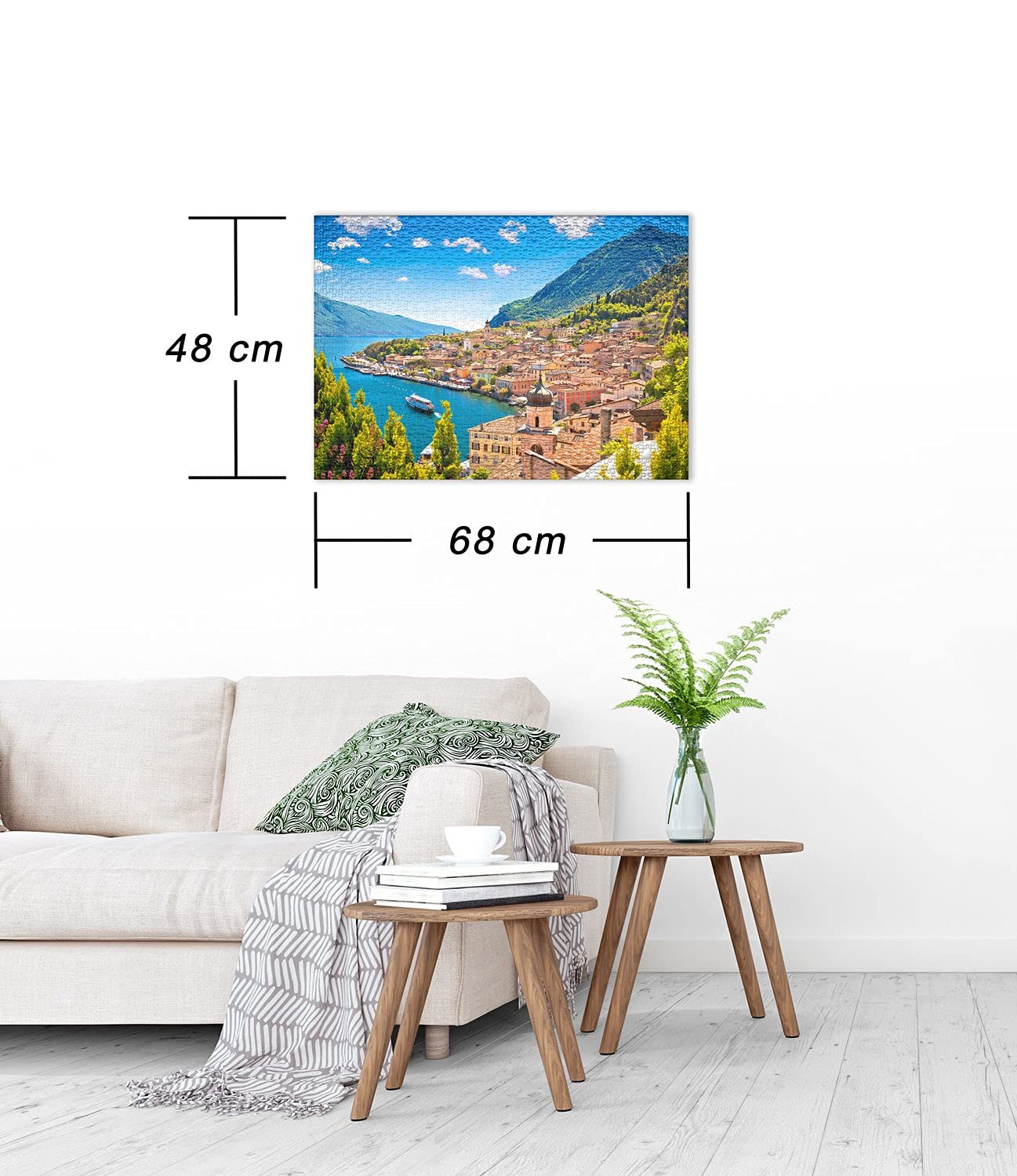 Пазл Ulmer Puzzleschmiede Lago di Garda 1000 элементов Озеро Гарда Лимоне-суль-Гарда Италия, фото №2