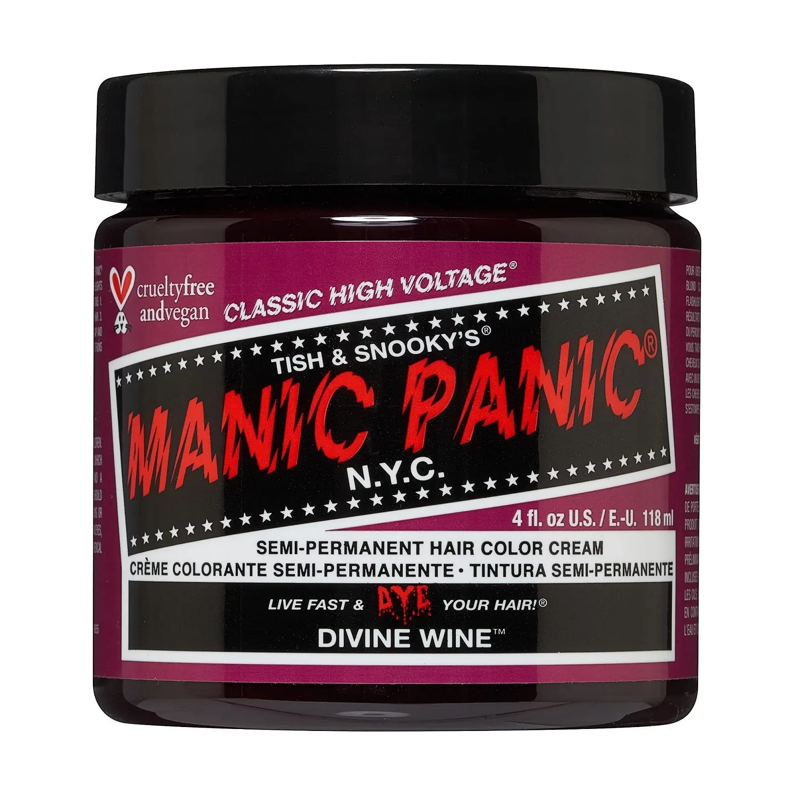 Фарба для волосся Manic Panic Gottlicher Wein 118мл, фото №1 Фарба для волосся Manic Panic Gottlicher Wein 118мл, фото №1