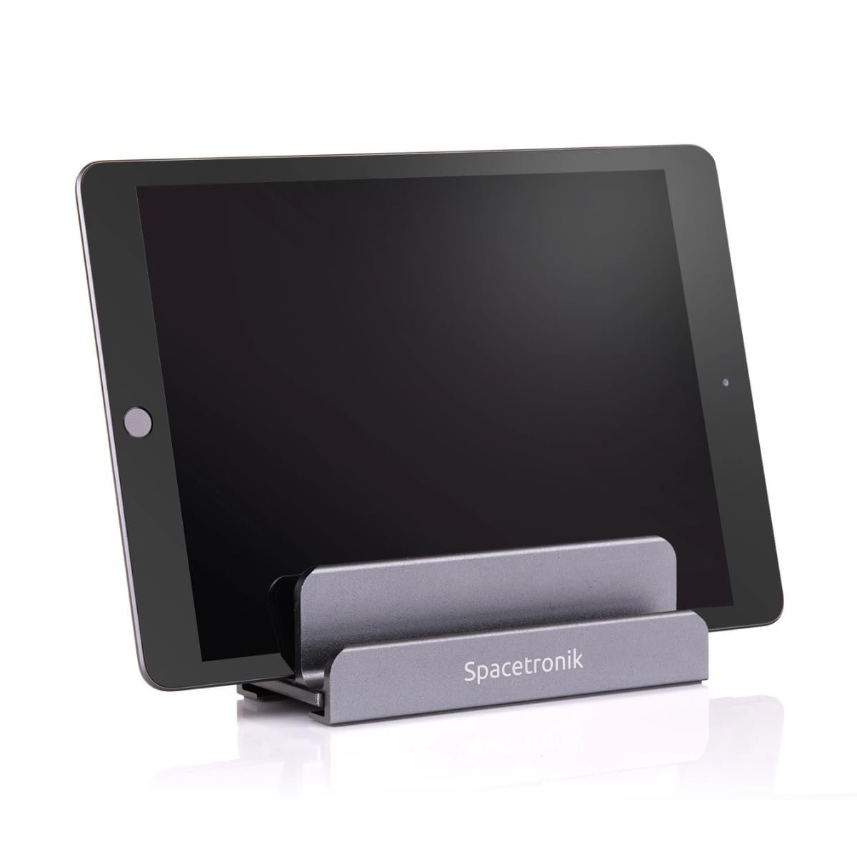 Підставка для ноутбука вертикальна Spacetronik 3-в-1 Алюміній Регульована, фото №4