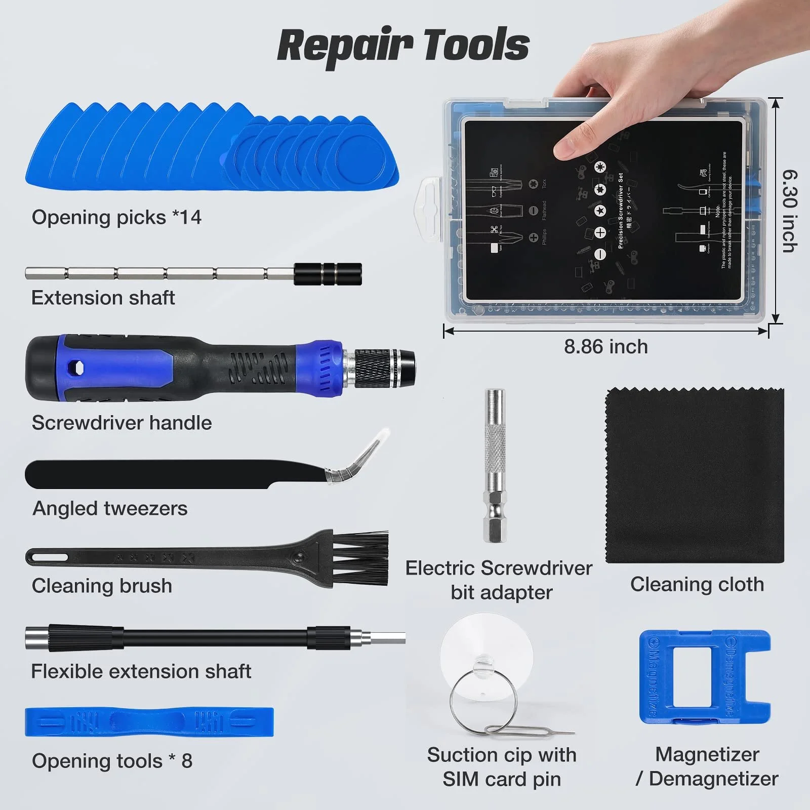 Набор отверток Precision Mechanics 160 in 1, фото №6