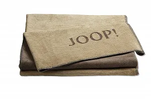 Покривало Joop! Melange Doubleface I Fluffy Soft Cuddly Cashew Chestnut I Бавовняна Покривало в стилі меланж - Фото 1