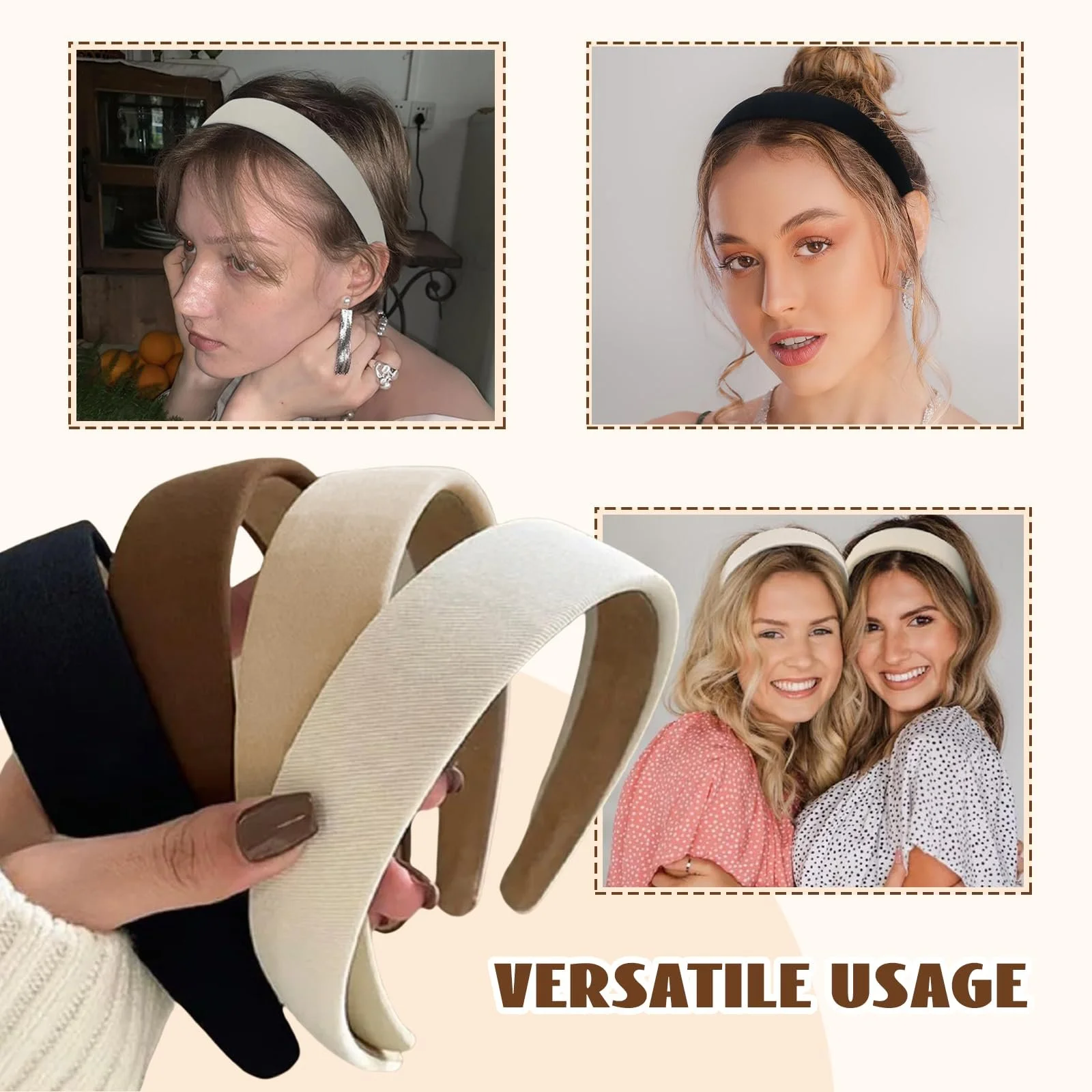 Обруч на голову Lilbitty, 4 шт., фото №7