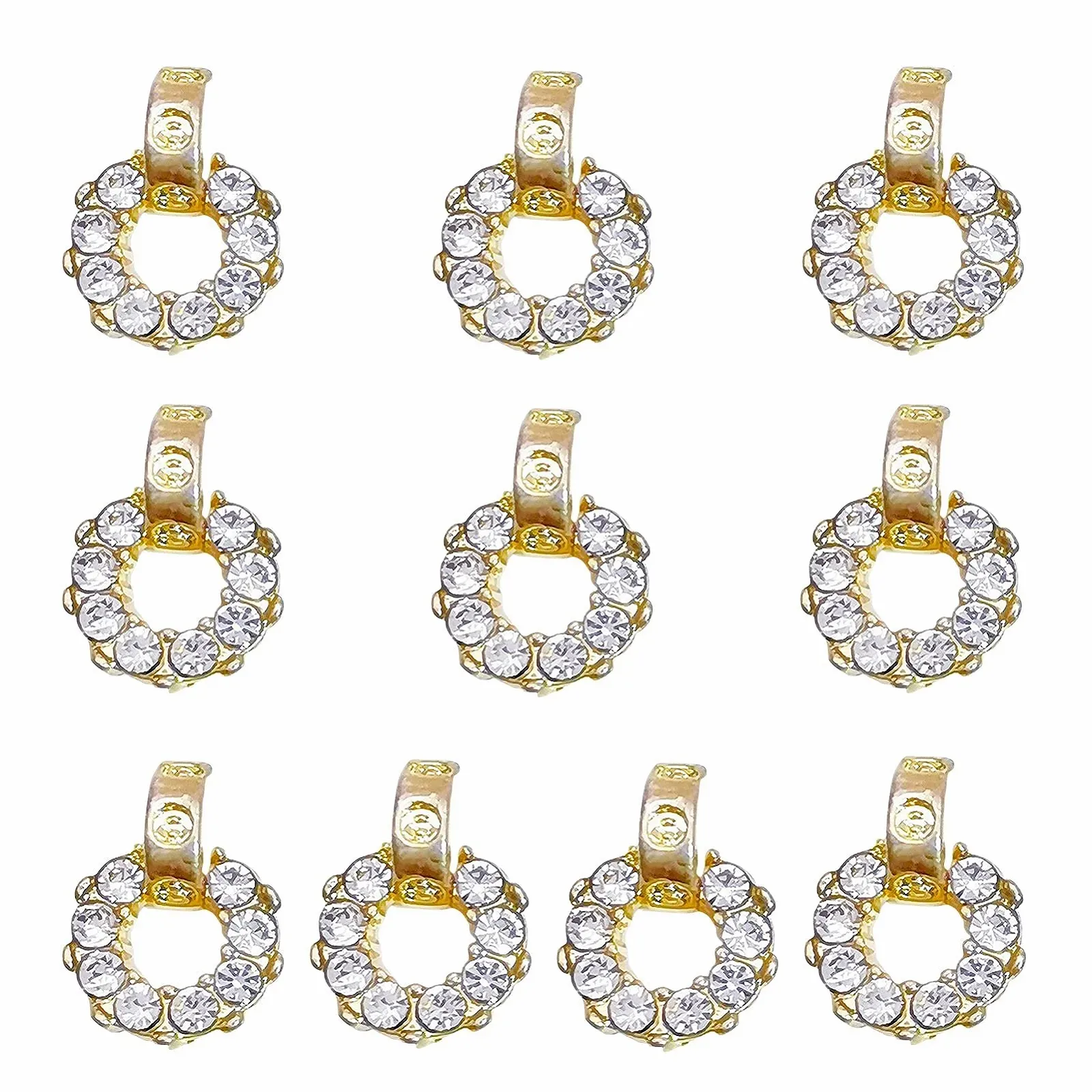 Стрази для нігтів Корона Долар Манікюр Сплав 3D прикраси, фото №1