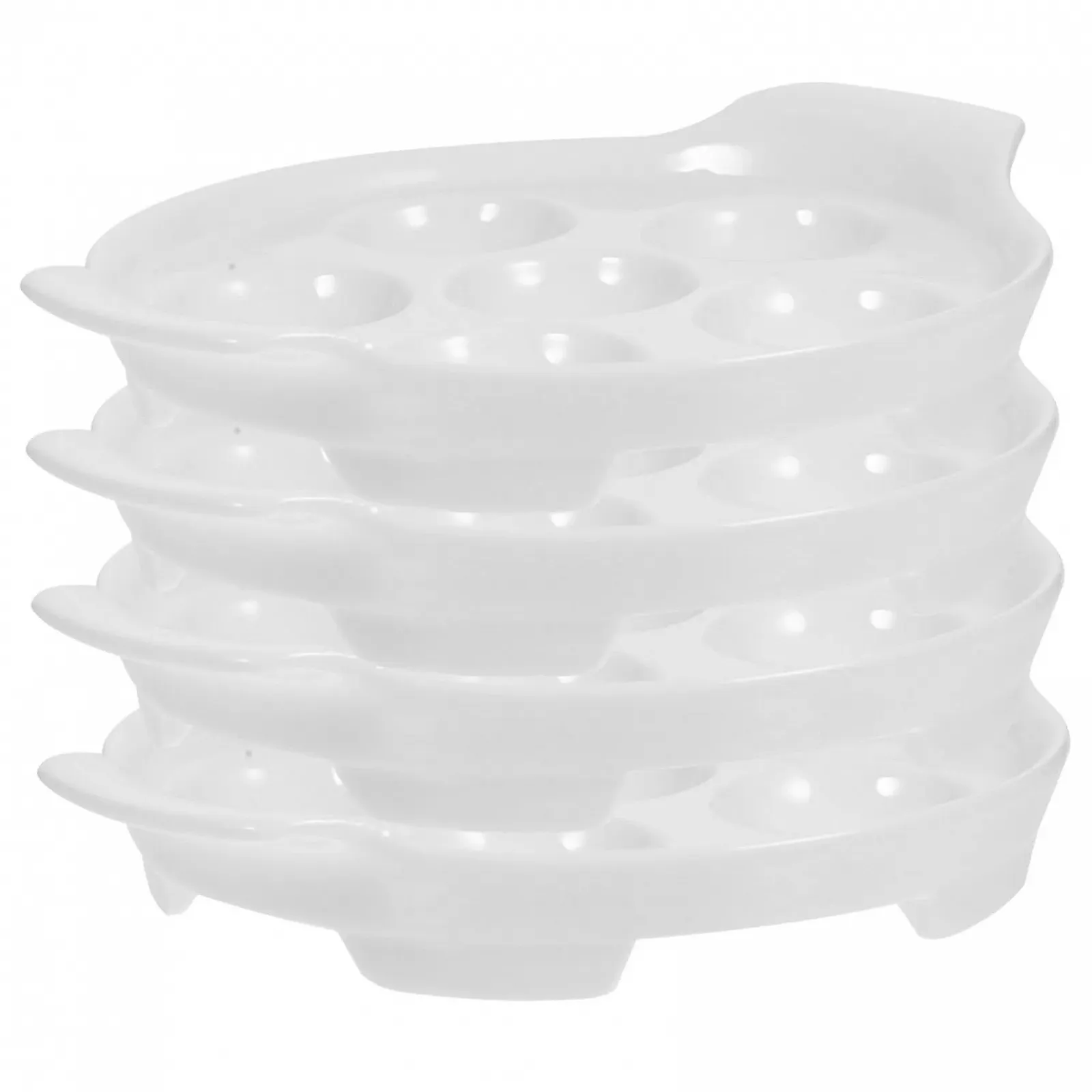 Форма для равликів Garneck 4 шт. керамічна з подвійною ручкою термостійка порцелянова для закусок, фото №1