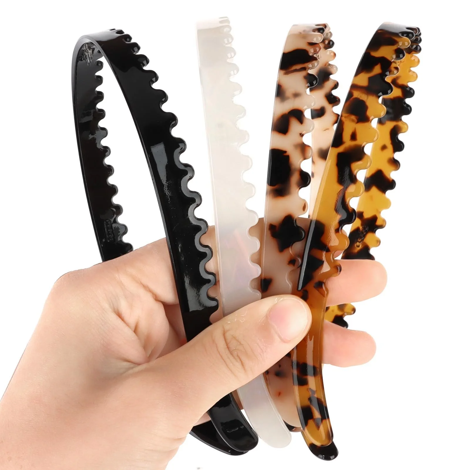 Обруч Aцетатный Леопардовый принт, 4 шт., фото №1 Обруч Aцетатный Леопардовый принт, 4 шт., фото №1