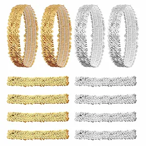 Обруч Блискітки для дівчат Набір 12 штук - Фото 1