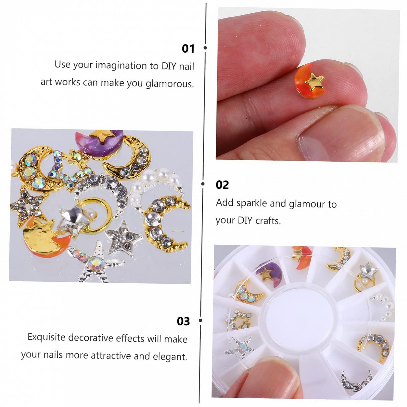 Прикраса для нігтів PLAFOPE Золотий, фото №4