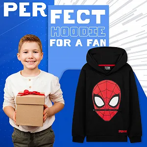 Худі Marvel Spiderman для хлопчиків synthetic.ua - Фото 1