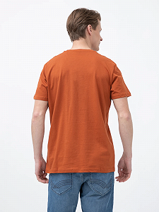 Футболка Tom Tailor 1021229-15095 С Принтом Оранжевый 2XL synthetic.ua - Фото 1