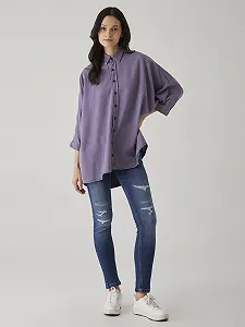 Джинси LTB Zena Slim Бавовняна суміш Slim Denim Темні на блискавці Низька посадка - Блакитний synthetic.ua - Фото 1