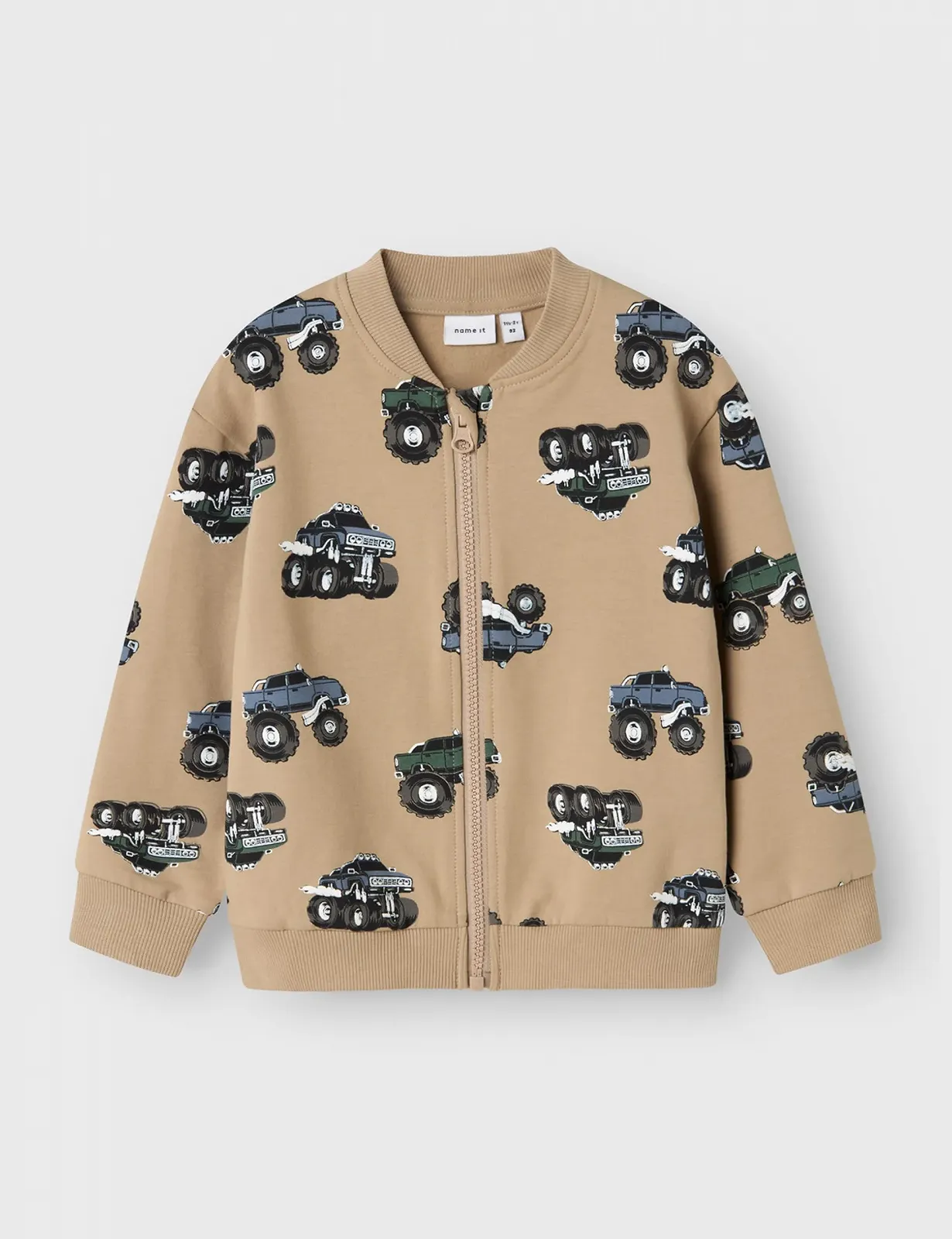 Куртка-толстовка NAME IT для мальчиков Nmmseb Nreg Sweat Card Bru, фото №3 Куртка-толстовка NAME IT для мальчиков Nmmseb Nreg Sweat Card Bru, фото №3