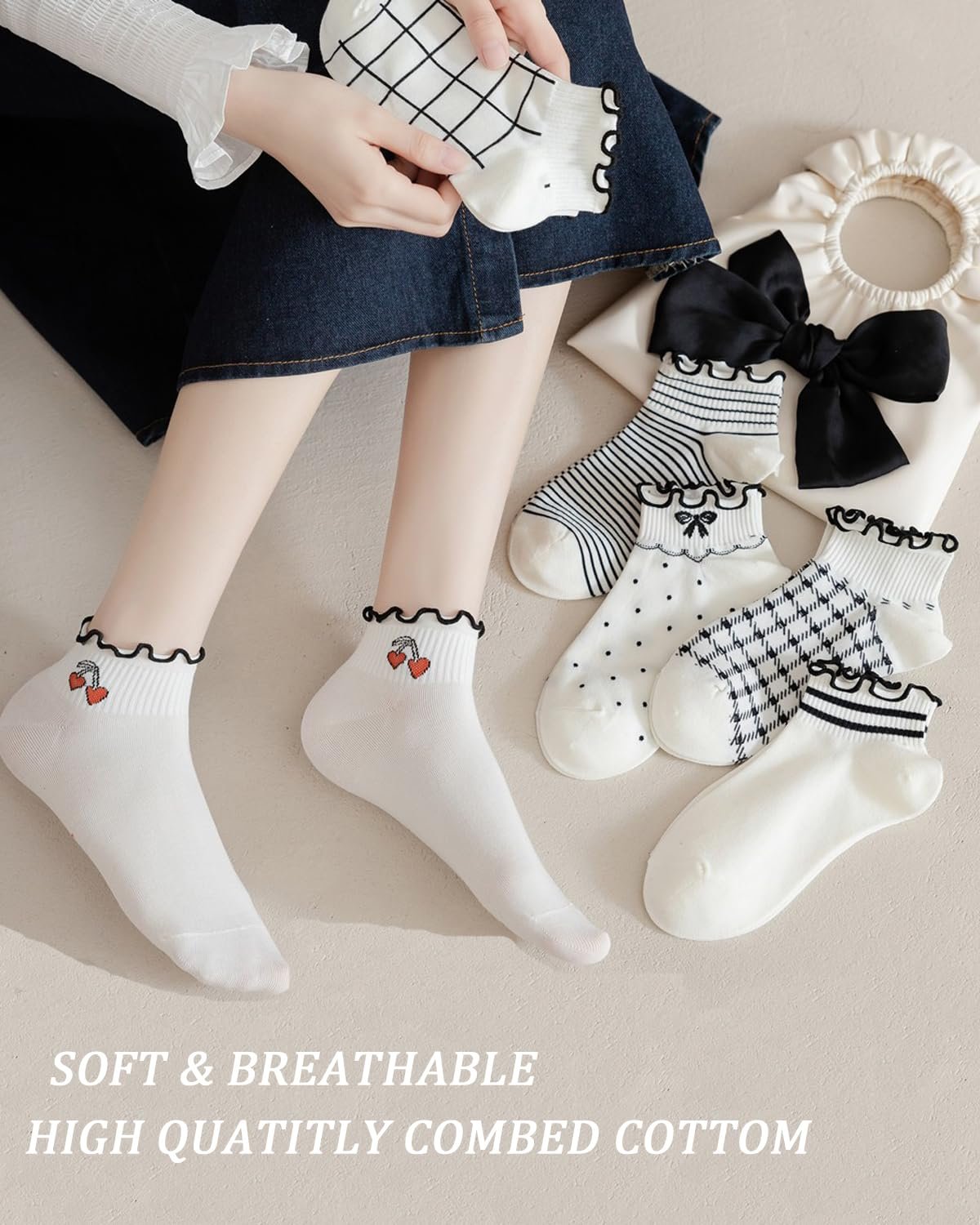 Шкарпетки Жіночі Візерунок - 6 Пар, фото №6