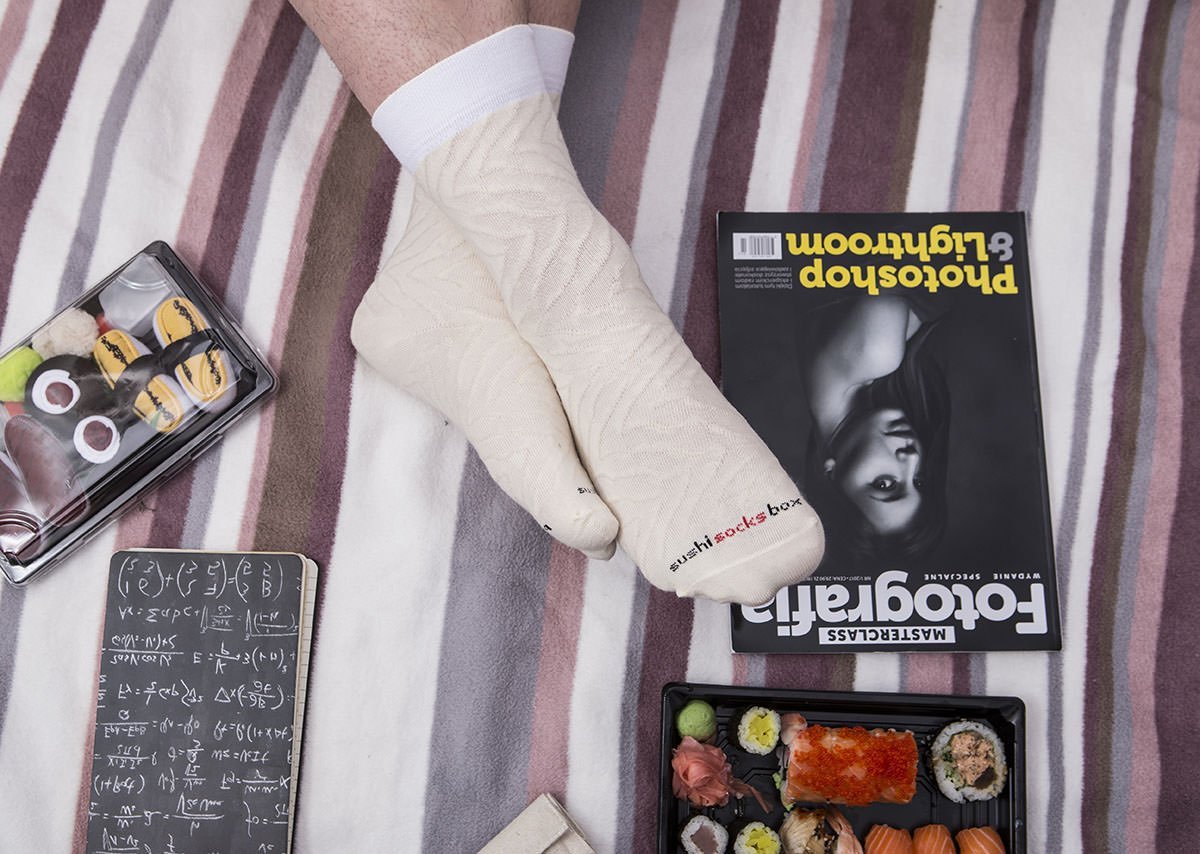 Шкарпетки Tamago Tuna Butterfish Sushi Socks Rainbow Socks 2 x Maki 5 пар, фото №6