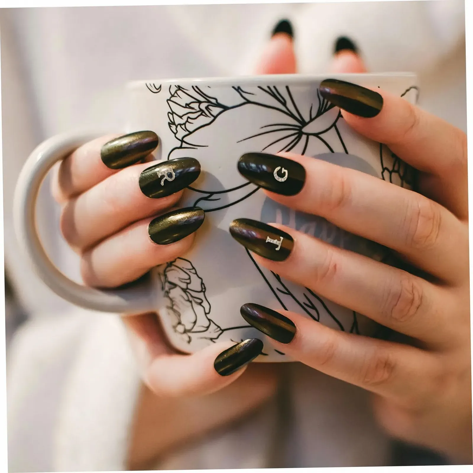 Літери 26 Алфавітів Прикраса для манікюру Модні прикраси, фото №7