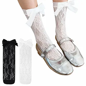 Шкарпетки LittleForBig Жіночі Мереживні, 2 пари - Фото 1